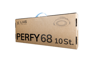 Vorteilspacket 10er Schachtel Perfy 68,  Kristalllinse, Weiss